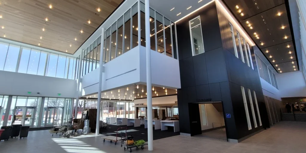 Commercial building electrical project completed by Hy-Electric in Lincoln NE